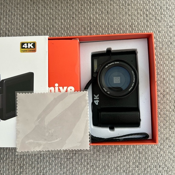 4K Digital Camera - Black NWT - Picture 2 of 3